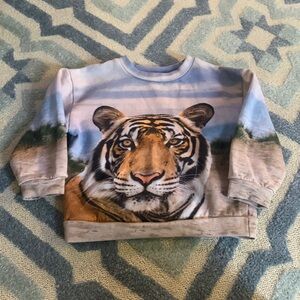 Tiger print sweatshirt